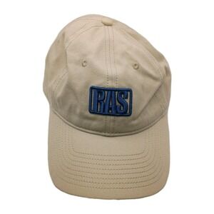 The Game Brand Adjustable Hat Khaki‎ Beige RAS Embroidered Cotton Cap